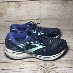 Brooks Ghost 14 Running Shoes Peacoat/Yucca/Navy US Women 9.5 B
